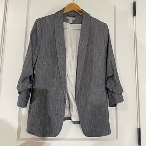 H&M heather gray blazer